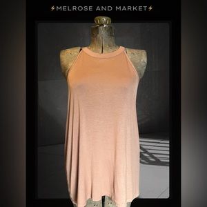 ⚡️MELROSE AND MARKET⚡️ High Neck Knit Halter Tank Top
